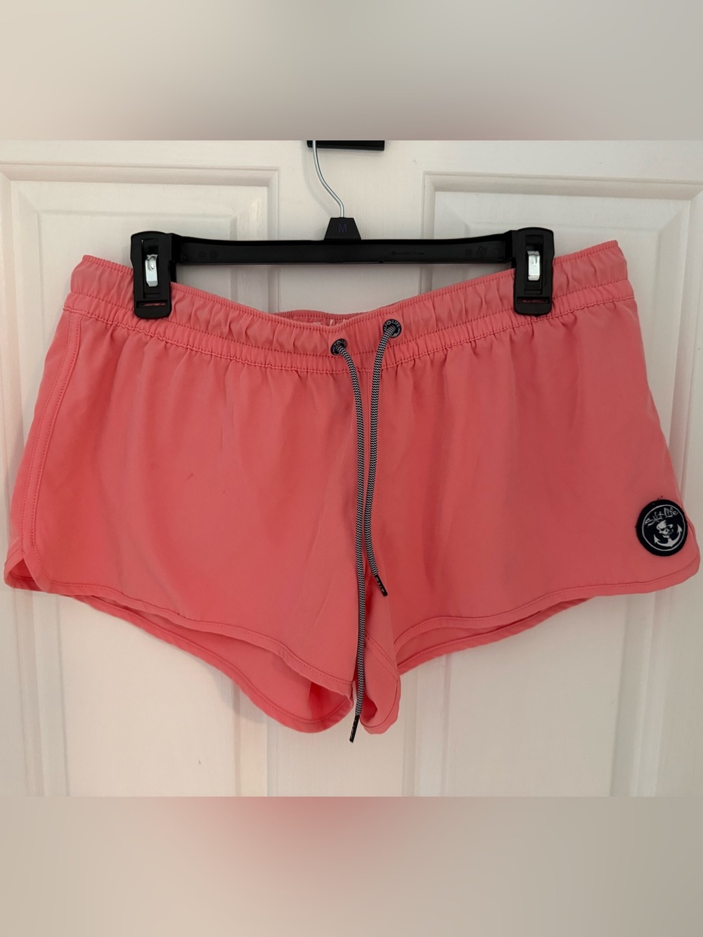 Salt Life Coral Athletic Drawstring Shorts